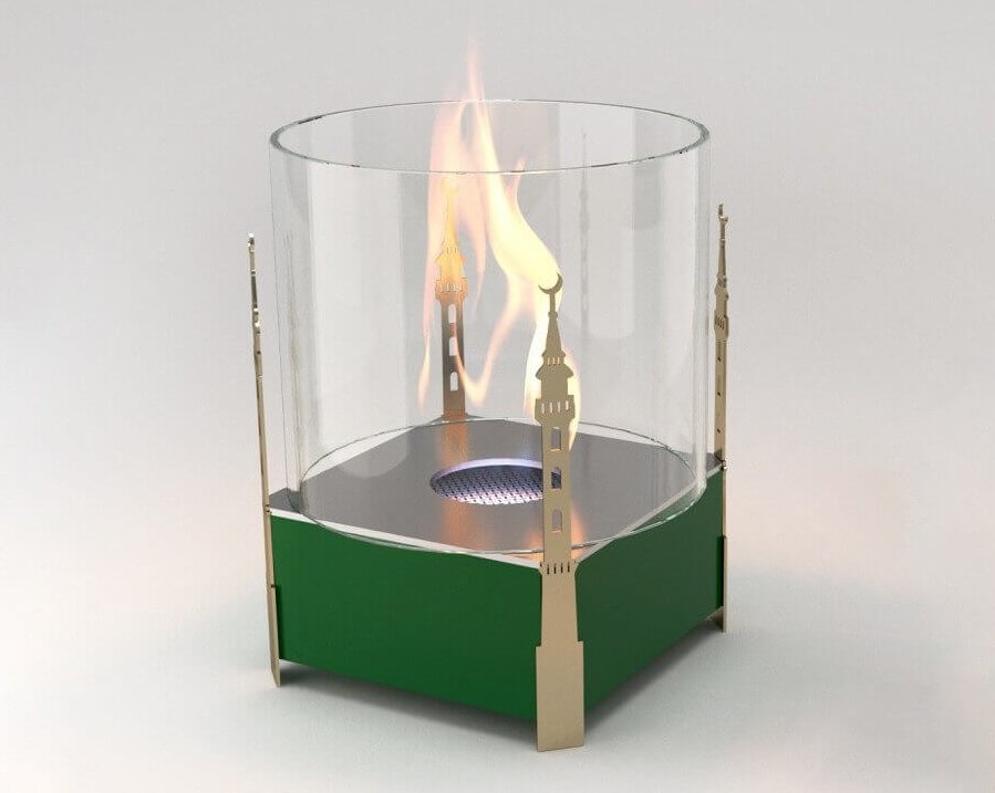 Настольный биокамин Lux Fire Мечеть М