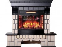 Каминокомплект Interflame Экстер венге с очагом Panoramic 06 25 LED FX QZ