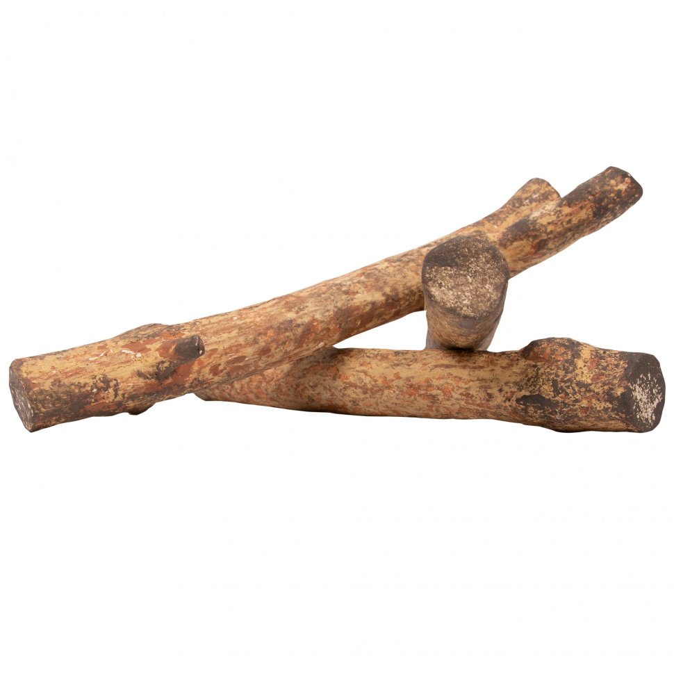 Тумба с биокамином Firelight BFP/P-1400V белый+набор керамических дров ель