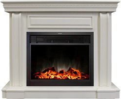 Каминокомплект RealFlame Bogema 26 WT с очагом Moonblaze Lux Black