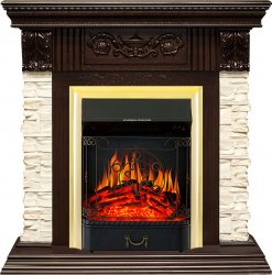 Каминокомплект Royal Flame Luxemburg с очагом Majestic FX Brass