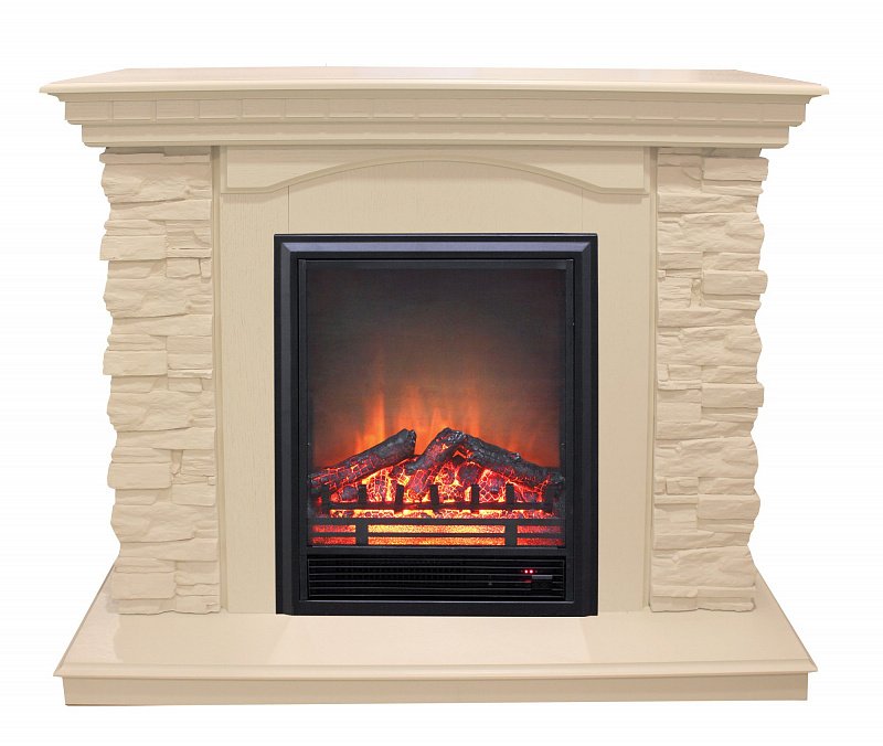 Каминокомплект RealFlame Elford STD/EUG/25'5/HL WT с очагом Eugene