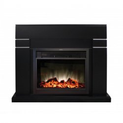 Каминокомплект RealFlame Lindelse 26 BLM с очагом MoonBlaze LUX Black