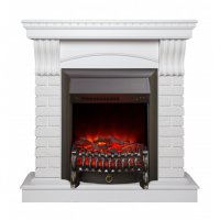 Каминокомплект RealFlame Jazz WT с очагом Fobos Lux Black S