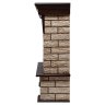 Каминокомплект Firelight Forte Wood 30 с очагом Electrolux EFP/P-3020LS камень коричневый/шпон темный дуб