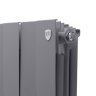 Биметаллический радиатор отопления Royal Thermo PianoForte 500 серебристый VR80 4 секции