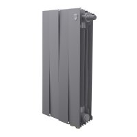 Биметаллический радиатор отопления Royal Thermo PianoForte 500 серебристый VR80 4 секции