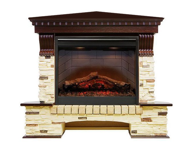 Каминокомплект Dimplex Pierre Luxe сланец угловой с очагом Symphony 2608
