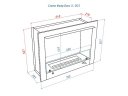 Встроенный портальный биокамин Lux Fire Фаер Бокс 3 25.5 ПБ-ФБ-3-25.5