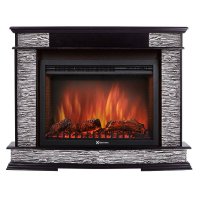 Каминокомплект Firelight Scala 25 с очагом Electrolux EFP/P-2520LS сланец скалистый серый/шпон венге