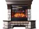 Каминокомплект Interflame Экстер темный дуб угловой с очагом Panoramic 06 25 LED FX