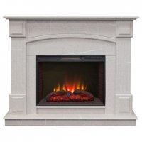 Каминокомплект RealFlame Carolina 25.5/24 WT F714 c очагом Sparta LED