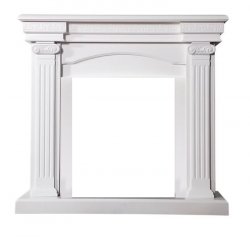 Портал Interflame Афина белый под классический очаг
