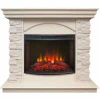 Каминокомплект RealFlame Elford STD/EUG/25'5/HL WT с очагом Evrika 25,5 LED