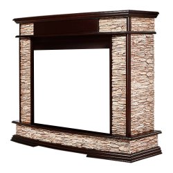 Портал Firelight Scala 25 сланец скалистый бурый/шпон тёмный дуб