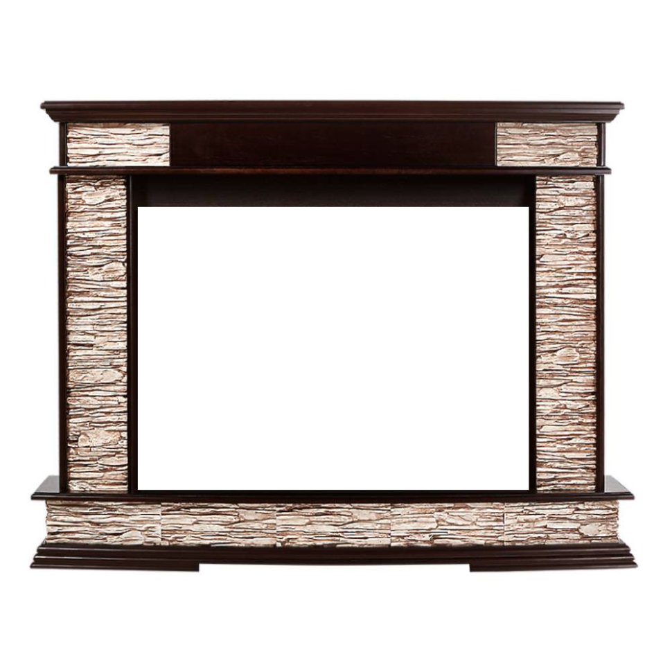 Портал Firelight Scala 25 сланец скалистый бурый/шпон тёмный дуб