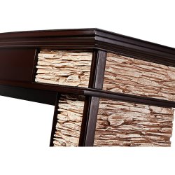 Портал Firelight Scala 25 сланец скалистый бурый/шпон тёмный дуб