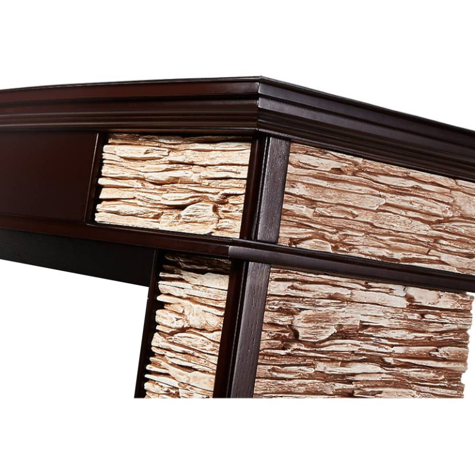 Портал Firelight Scala 25 сланец скалистый бурый/шпон тёмный дуб