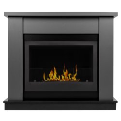 Каминокомплект Firelight Canto Long+BFP/P-1015 XS графит/черный