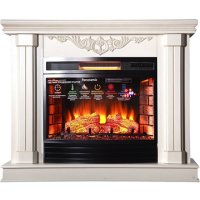 Каминокомплект Interflame Джениус с очагом Panoramic 25 LED FX бежевый