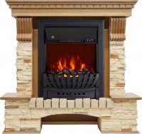 Каминокомплект Royal Flame Pierre Luxe сланец с очагом Aspen Black