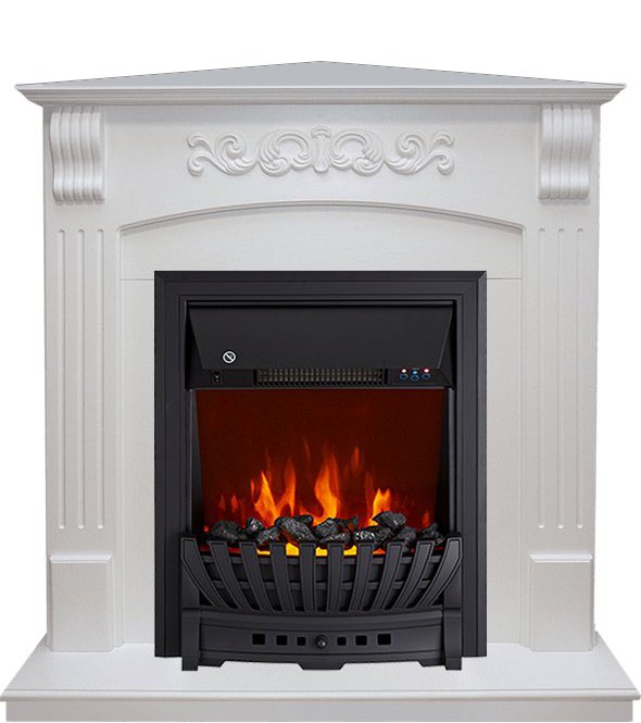 Каминокомплект Royal Flame Sorrento угловой c очагом Aspen Black