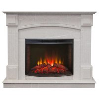 Каминокомплект RealFlame Carolina 25.5/24 WT F714 c очагом Evrika LED