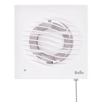 Вентилятор вытяжной Ballu BAF-AR 150 VP с обратным клапаном и тяговым выключателем