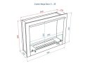 Встроенный портальный биокамин Lux Fire Фаер Бокс 3 33 ПБ-ФБ-3-33