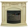 Каминокомплект Interflame Юнона с очагом Panoramic 25 LED FX бежевый с патиной