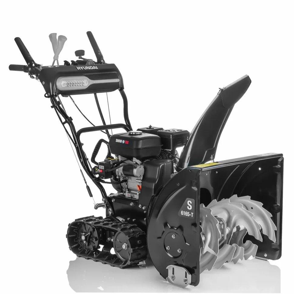 Снегоуборщик бензиновый Hyundai S 6165-T, 6.5 л.с. гусеничный