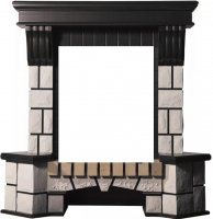 Портал Interflame Экстер М венге угловой под классический очаг