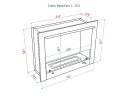 Встроенный портальный биокамин Lux Fire Фаер Бокс 4 25.5 ПБ-ФБ-4-25.5