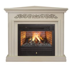 Каминокомплект RealFlame Leticia Corner 26 WT с очагом 3D Novara