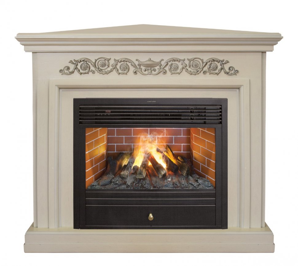 Каминокомплект RealFlame Leticia Corner 26 WT с очагом 3D Novara
