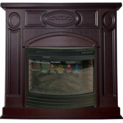 Каминокомплект Interflame Юнона с очагом Panoramic 25 LED FX темный дуб