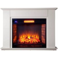 Каминокомплект Interflame Бланк с очагом Antares 31 LED FX QZ белый