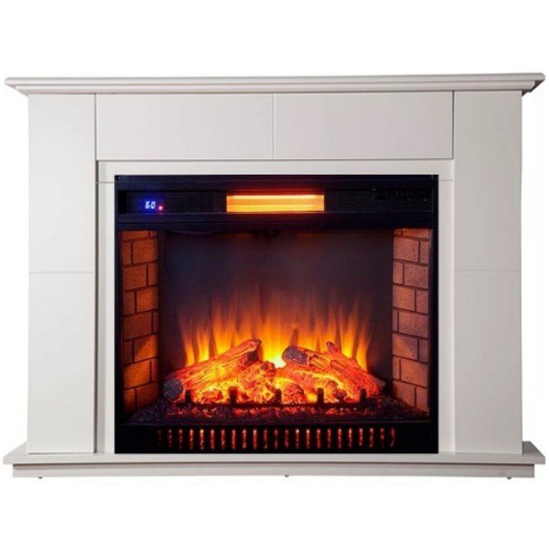 Каминокомплект Interflame Бланк с очагом Antares 31 LED FX QZ белый