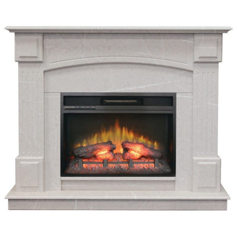 Каминокомплект RealFlame Carolina 25.5/24 WT F714 с очагом Eridan 24