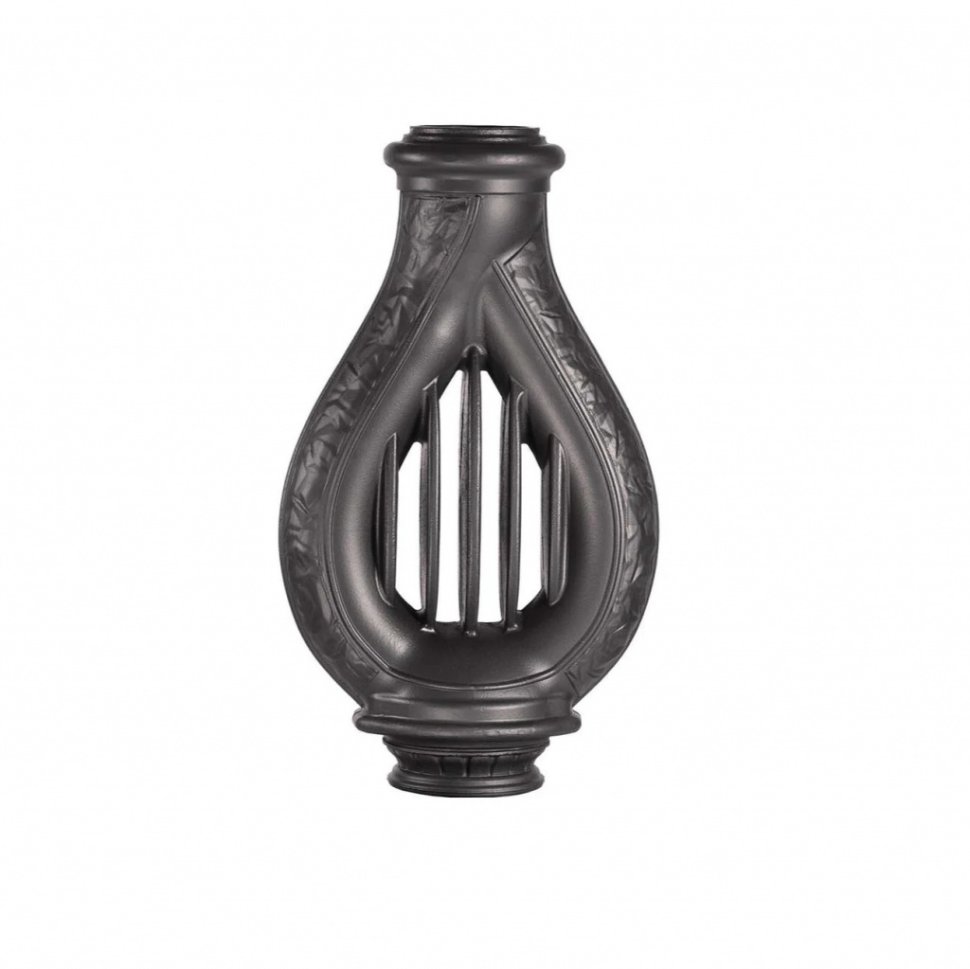 Конвектор PROMetall Лира для печей 130мм дымоход 115мм цвет чёрный