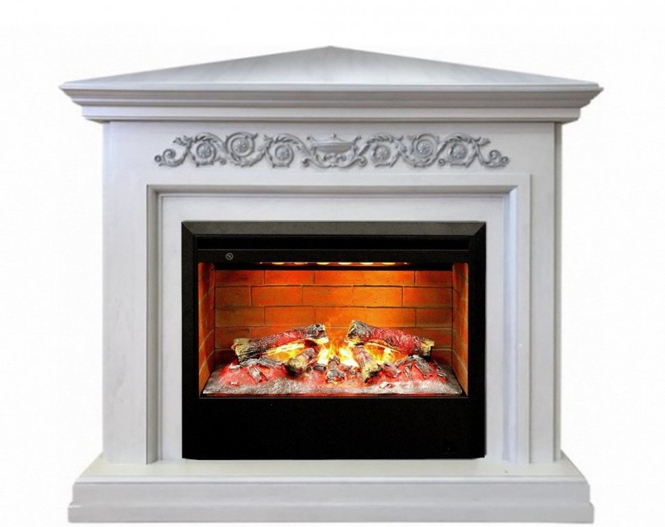 Каминокомплект RealFlame Leticia Corner с очагом 3D Helios 26