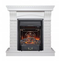 Каминокомплект RealFlame Jazz WT с очагом Majestic Lux Black S