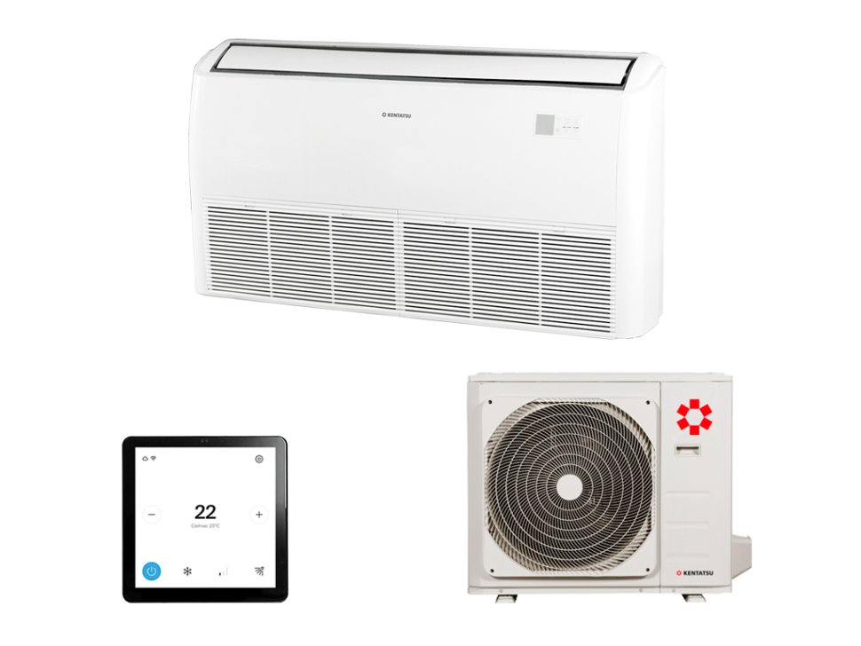 Напольно-потолочная сплит-система Kentatsu KSCB140HZRN1W/KSUNB140HZRN3