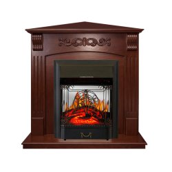 Каминокомплект Royal Flame Sorrento угловой c очагом Majestic FX M Black