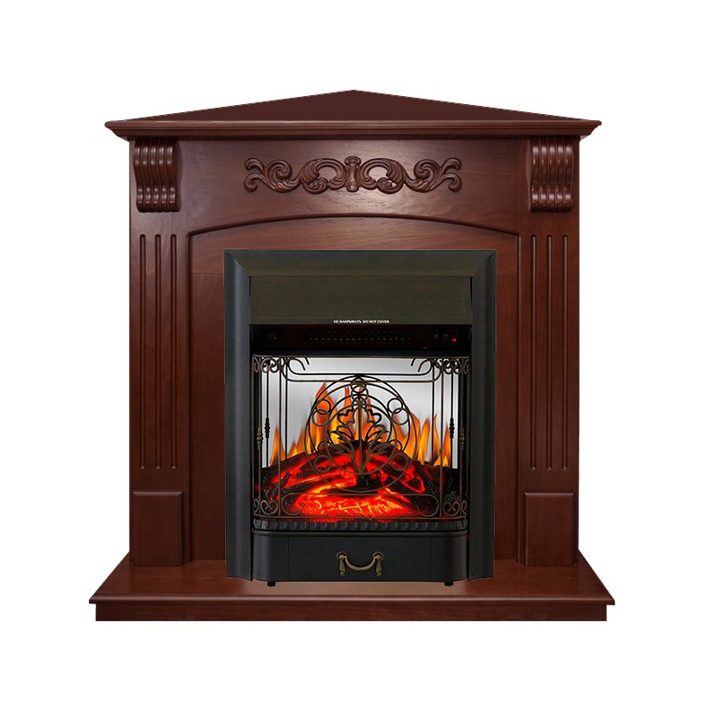 Каминокомплект Royal Flame Sorrento угловой c очагом Majestic FX M Black