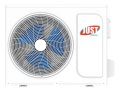 Сплит-система Just Aircon JAC-24HPSA/CGS/JACO-24HPSA/CGS Silvery
