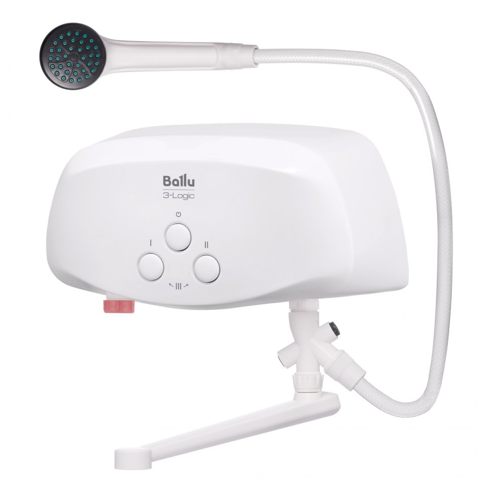 Проточный водонагреватель Ballu 3-Logic TS 6.5 kW (кран+душ)