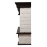 Каминокомплект Firelight Forte 30S с очагом Electrolux EFP/P-3020LS камень белый/шпон темный дуб