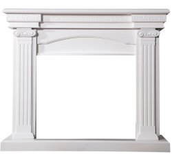 Портал Interflame Афина белый под очаги Panoramic 33