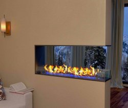 Биокамин торцевой сквозной Zefire Standart 1100